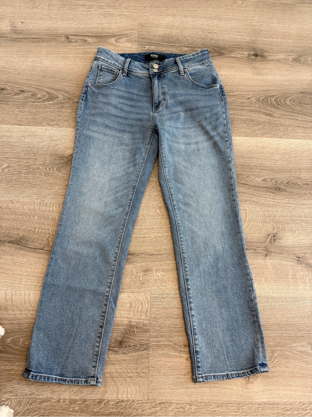 Hudson Jeans Women’s 8/29 Slim Straight Mid Rise Stretch Denim Flap Pocket